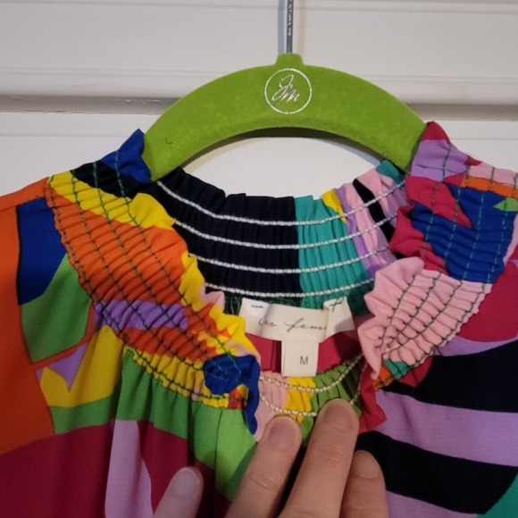 Colorful Dress with pockets - Picture 3 of 3